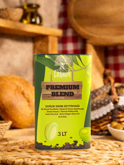 Blend 0.3 Asit İlk Hasat Zeytinyağı - 3 L | Ayvalığın Eşsiz Lezzet Harmanı